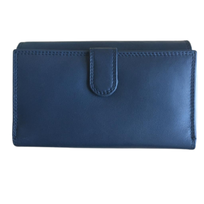 LEABAGS Portafoglio Da Donna In Pelle, Grande Con Protezione RFID, In - Foto 9