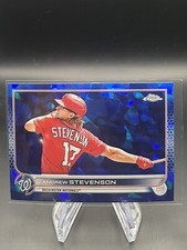 2022 Topps Chrome Update Sapphire Andrew Stevenson US173 Reds
