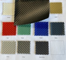 Ships Folded Gold Carbon Fiber Faux Leather Auto Upholstery Hospitality Fabric Ships Folded Gold Carbon Fiber Faux Leather Auto Upholstery Hospitality Fabric