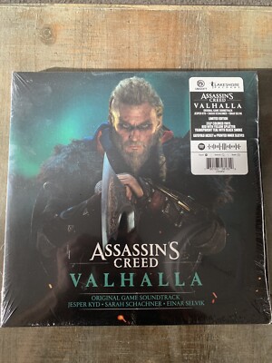 Assassins Creed Valhalla Soundtrack   Red Teal Splatter Vinyl 2XLP