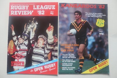 Lot De 17 Magazines Open Rugby – 1982-1983 – N°40 à 57 – Rugby à XIII