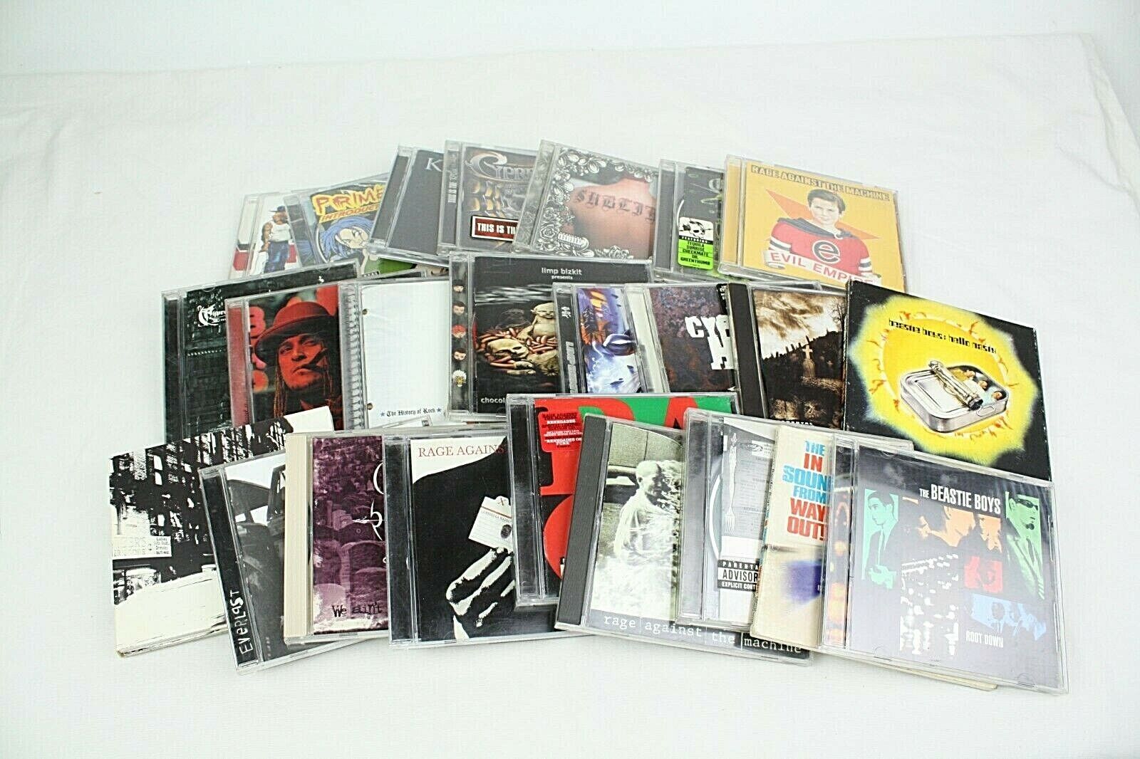 CD Lot Rage Against The Machine Beastie Boys Cypress Hill Kid Rock Lot of 24