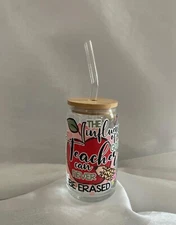 The Influence of being a teacher 16oz Libby cup
