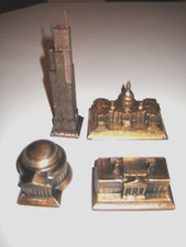 4 Miniature Buildings WHITE HOUSE SEARS TOWER JEFFERSON MEMORIAL THE CAPITAL USA