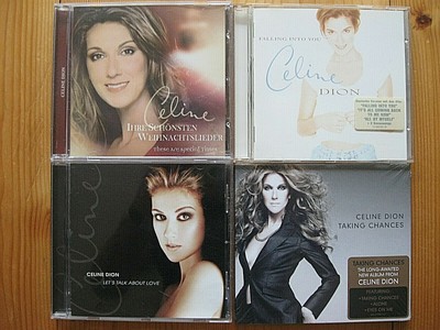 Celine Dion - 4 CDs - Sammlung - Weihnachten, Falling Into You, Taking Chances