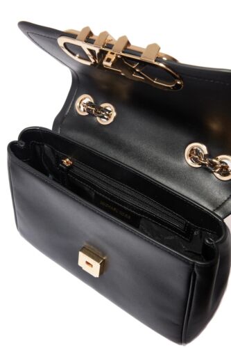 Michael Kors sac à main pour femme Parker Medium Chain Shldr Bag noir neuf - Photo 4 sur 18