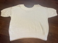 Vintage Worthington Essentials Sweater Granny Mom 80s USA Made Medium Large