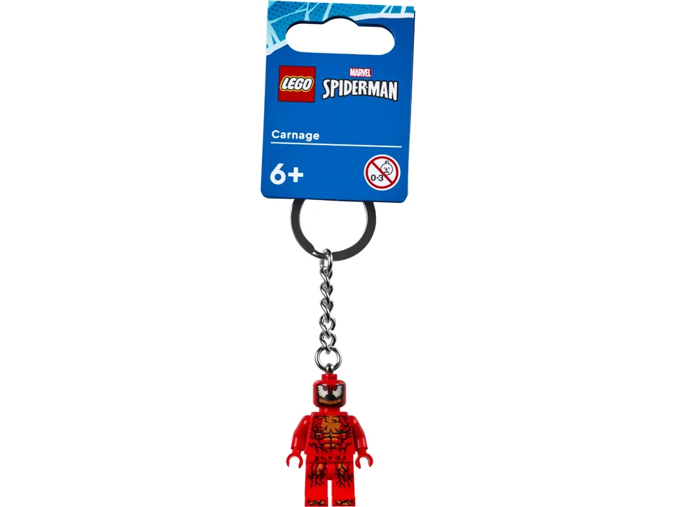 LEGO® Carnage 854154 Schlüsselanhänger Key Chain Marvel Spiderman NEU - Bild 1 von 1