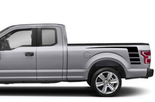 Hockey Stripes  for Ford Supercab F150 Wrap Side Doors Mirror Decal Sticker 2020