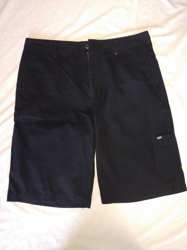 Pinstripe Black \u0026 Red Striped Shorts 