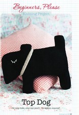~ Pull-Out Knitting Pattern For Cute Scottie Dog Cushion ~