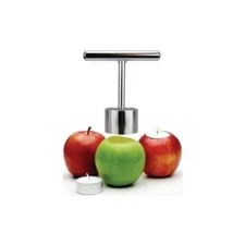 SkyMall Stainless Steel Tea Light Carver for Fruits and Vegetables