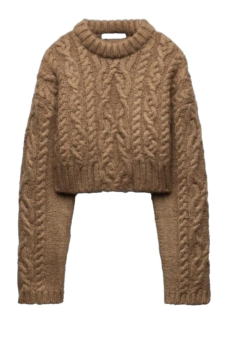 Suéteres para mujer Acrílico marrón Zara