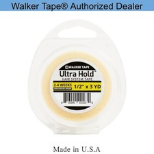 Walker 1/2" x 3yard Ultra Hold Roll Tape, Double Sided Adhesive, Toupee Tape