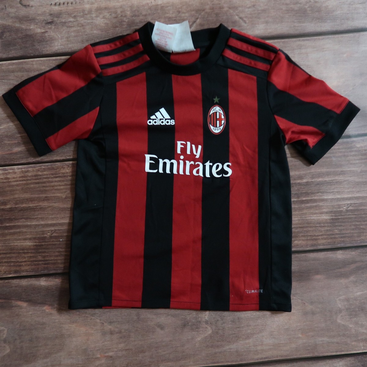 Adidas Football shirt AC MILAN Soccer Jersey, Children Size