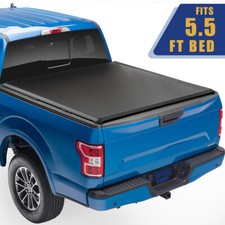 5.5ft Soft Tri-fold For 15-26 Ford F150 Tonneau Cover Truck Bed Short Bed Cover 5.5ft Soft Tri-fold For 15-26 Ford F150 Tonneau Cover Truck Bed Short Bed Cover