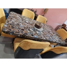 Natural Agate Coffee Table Top, Dining Table, Center Table, Kitchen Countertop