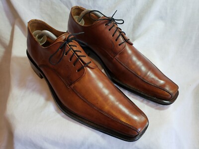 Bata Mens Leather Lace Up Oxfords Dress Shoes Sz 43 US 10  display picture 2