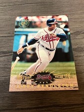 1995 Topps Stadium Club Virtual Reality Baseball Card #40 Terry Pendleton (Q2)