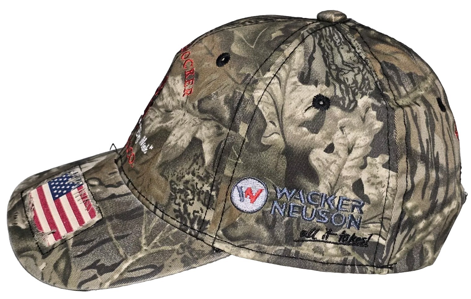 Knickerbocker Strapback Camo Baseball Hat, Americ… - image 2