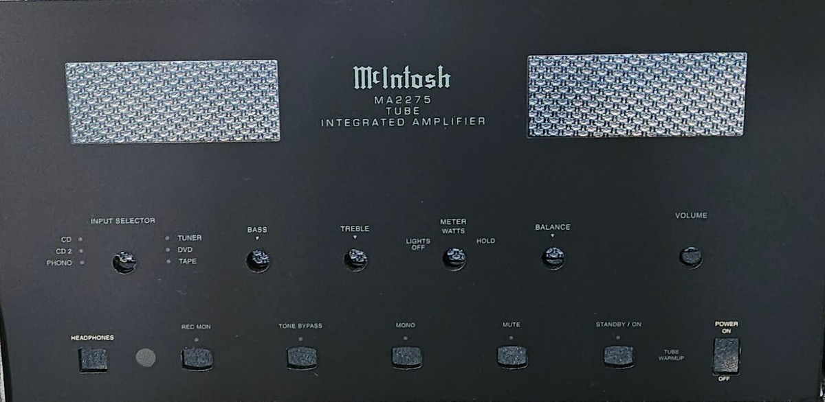 McIntosh MA2275 Original Glass Faceplate | eBay