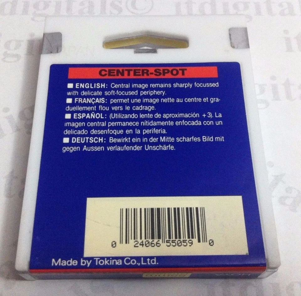 55mm Genuine Hoya Center Spot CS Glass Lens Filter For Film Digital Japan 55 mm - Image 2 of 3