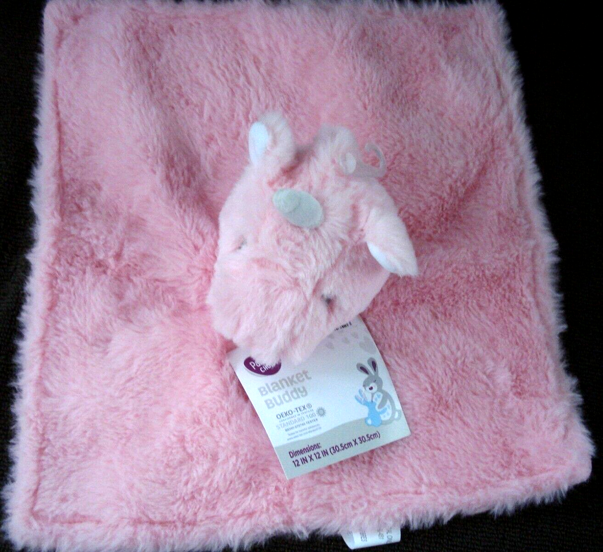 Parents Choice Walmart Pink Unicorn Satin Security Blanket NEW