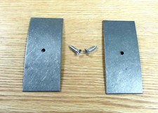 1957 CHEVY BACK UP HOLE COVER PLATE RETAINERS & SCREWS ** USA MADE **