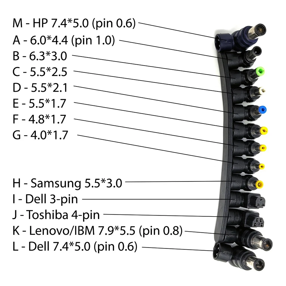 Prudent Way AC90SC Slim 90W Universal Power Adapter for Laptops Monitors 12v-24v - Image 3 of 4