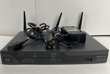Cisco 800 Series 881-W Wireless Router CISCO881W-GN-A-K9 V03 w/ Antennas