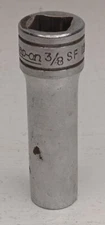 Snap On SF121 3/8" Dr 3/8" 12pt Deep Chrome Socket USA