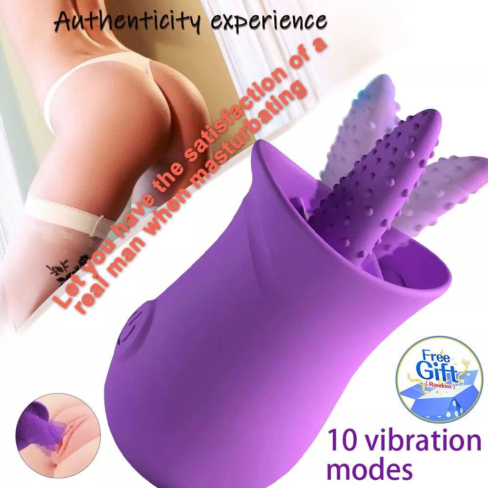 Vibrator Clit Sucking Licking G-Spot Dildo Oral Adult Sex Toy for Women eBay image