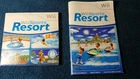 Nintendo Wii Sports Resort Disc With Cardboard Sleeve & Manual Tested Works