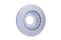 Hella Bremsscheiben Set Vorne 54499PRO_HC FüR Porsche 911 Cabriolet OEM