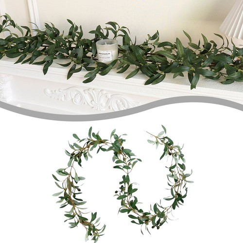 Artificial Greenery Mantel Decor Natural Aesthetic Realistic Appearance