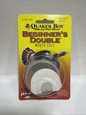 New Quaker Boy Beginners Double Turkey Medium Reed Mouth Calls USA W/ Case (E1)