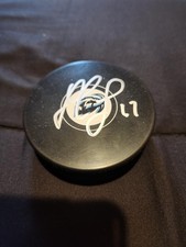 Lawson Crouse Signed Utah Mammoth puck