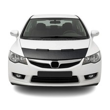 Car Bonnet Mask Hood Bra For Honda Civic 2006-2011 Carbon Black 1 Pc