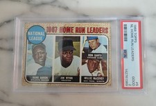 1968 Topps Baseball NL Home Run Leaders #5 PSA 2