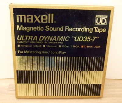 Maxell Ultradynamic UD-35 7 Reel to Reel Tape 18 cm LP  7'' Tonband, 1800ft -4-