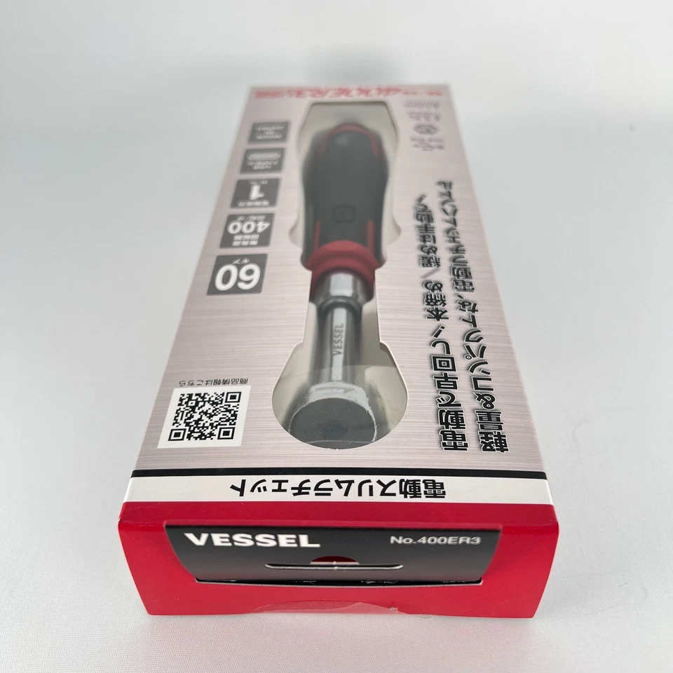 VESSEL 400ER3 Inalámbrico Eléctrico Delgado Trinquete MotionPro USB "Nuevo" #JY-01 - Imagen 4 de 4