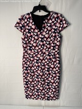 Gently Loved Banana Republic Multicolor Pattern Women's Pencil Dress, Sz. 4