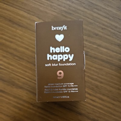 Benefit Hello Happy Soft Blur Foundation Shade #9 SPF15 / PA++ 30ml