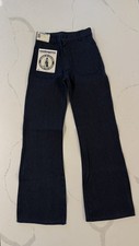 Vintage US Navy Denim Jeans 28x34 NWT Flare Leg Jeans