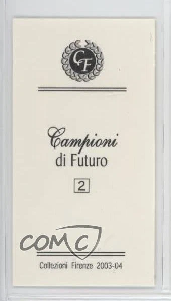 2003-04 Collezioni Firenze Campioni di Futuro Vitali Klitschko #2 - Image 2 of 2