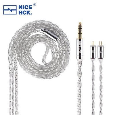 NICEHCK sHeart HiFi Upgrade Cable 4N OFC Silver-Plated 0.78mm 2Pin 3.5/4.4mm