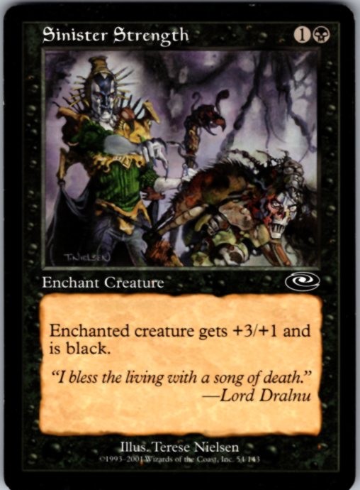 Sinister Strength 54 Common Planeshift Magic: The Gathering Lightly Played