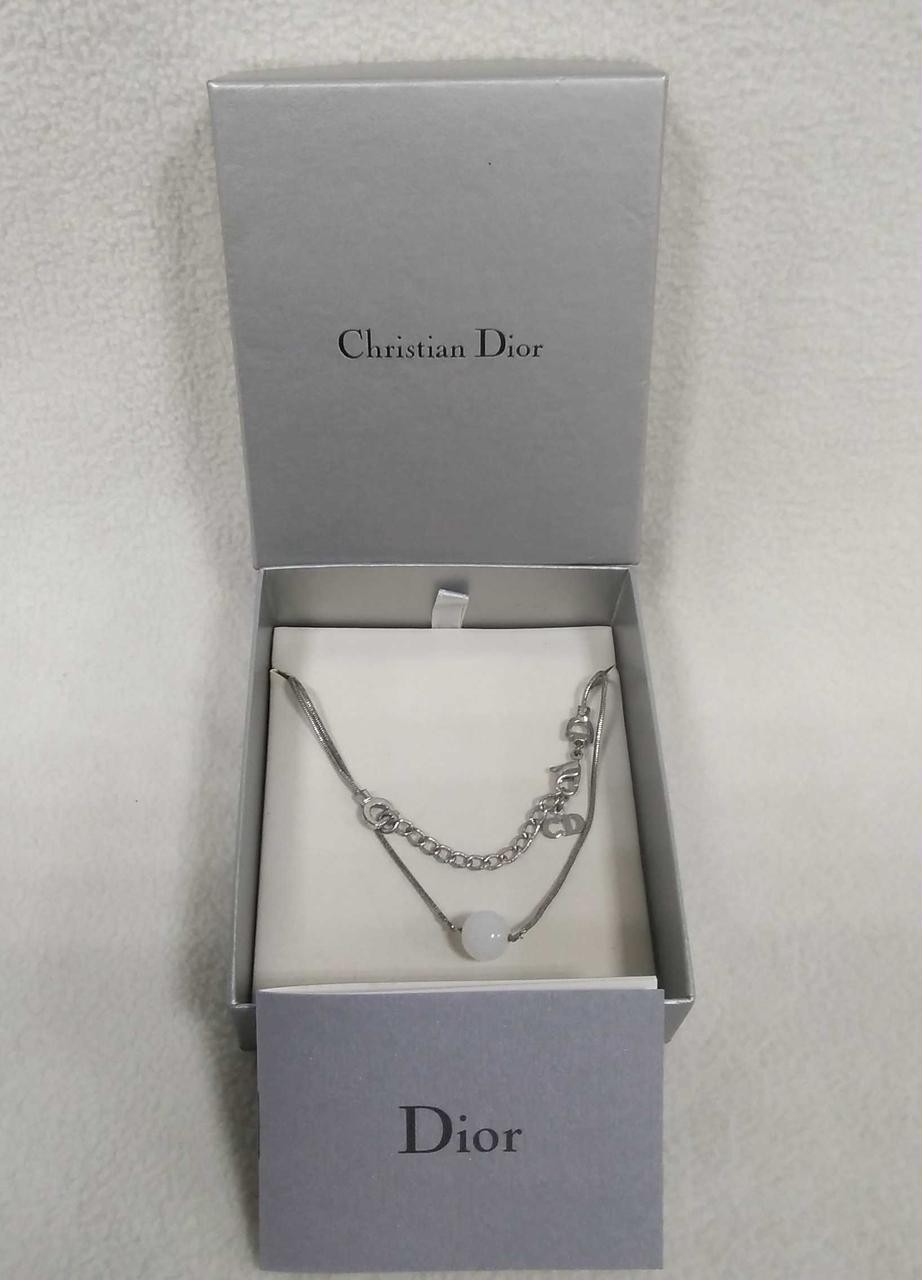 Y0809 Dior Necklace With White Ball