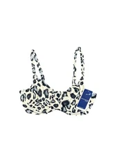 Fantasie SNOW LEOPARD Kabini Oasis Wrap Full Bikini Swim Top, US 32DDD, UK 32E
