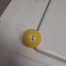 Replacement Mini Billard Pool Ball 1.5" Ball Number 1 Solid Yellow 1.2oz Small